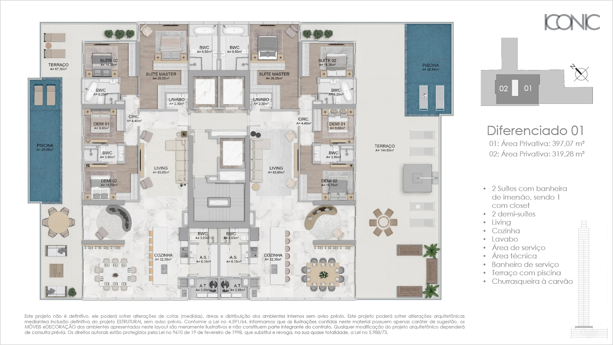 Planta do empreendimento