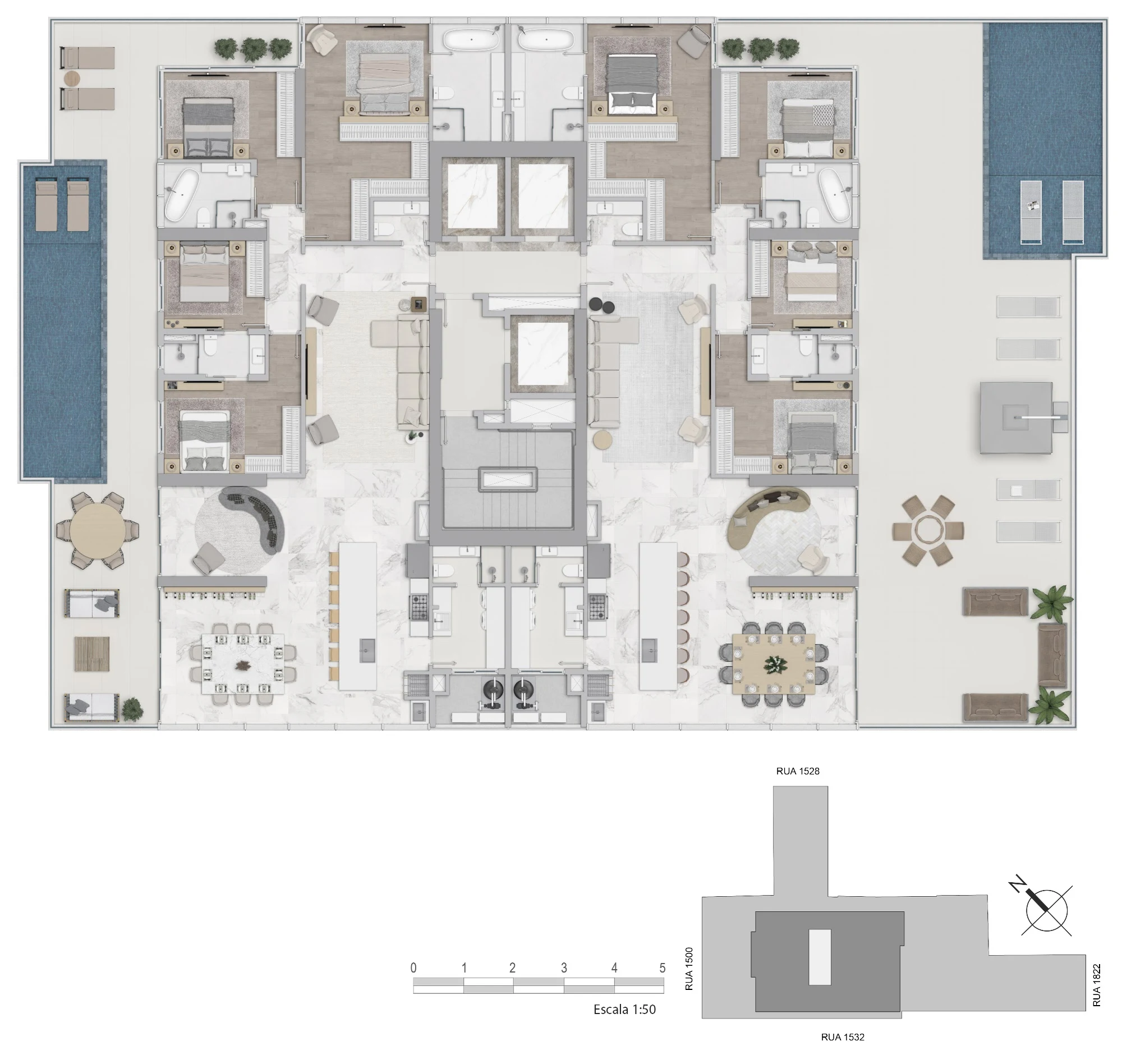 Planta do empreendimento