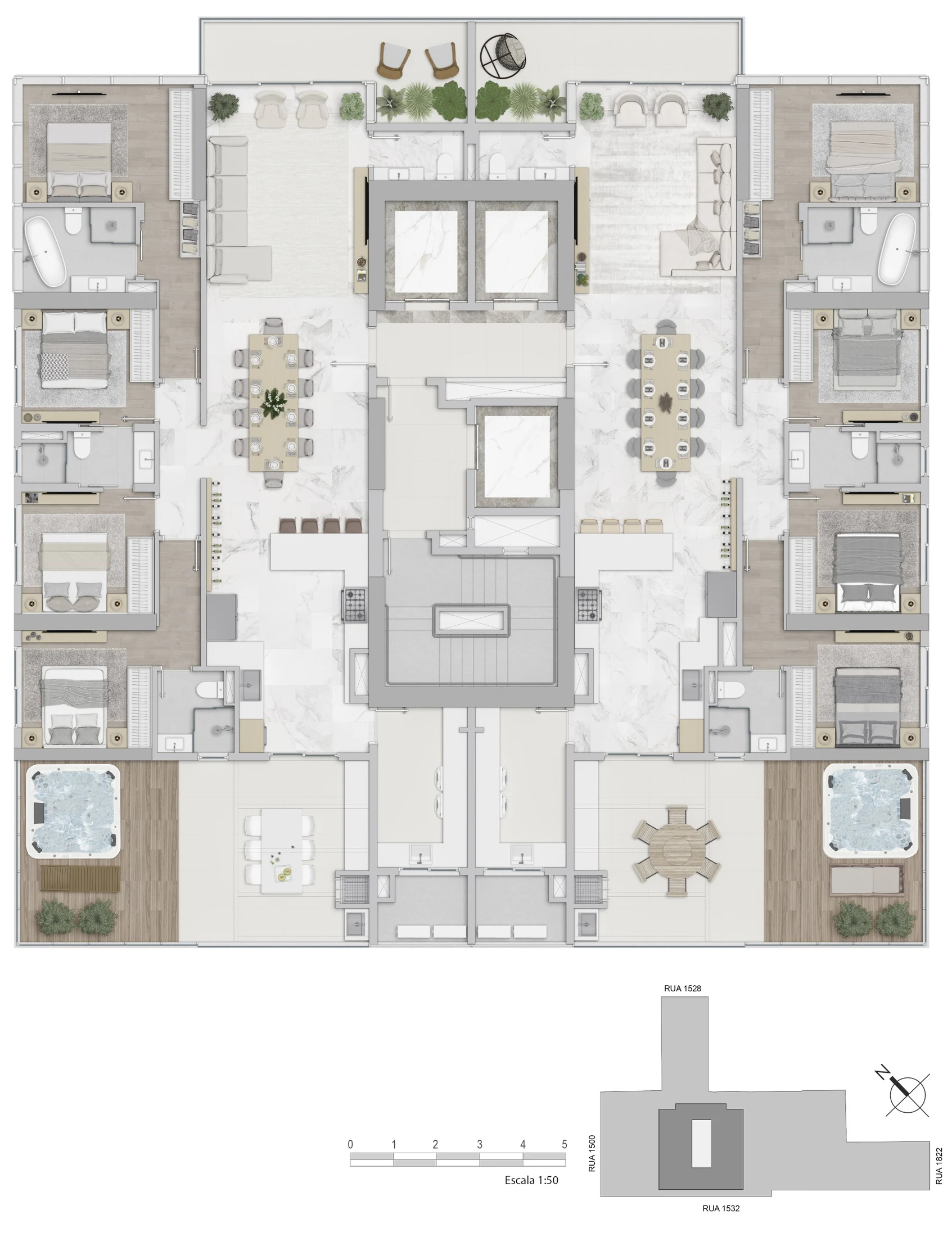 Planta do empreendimento
