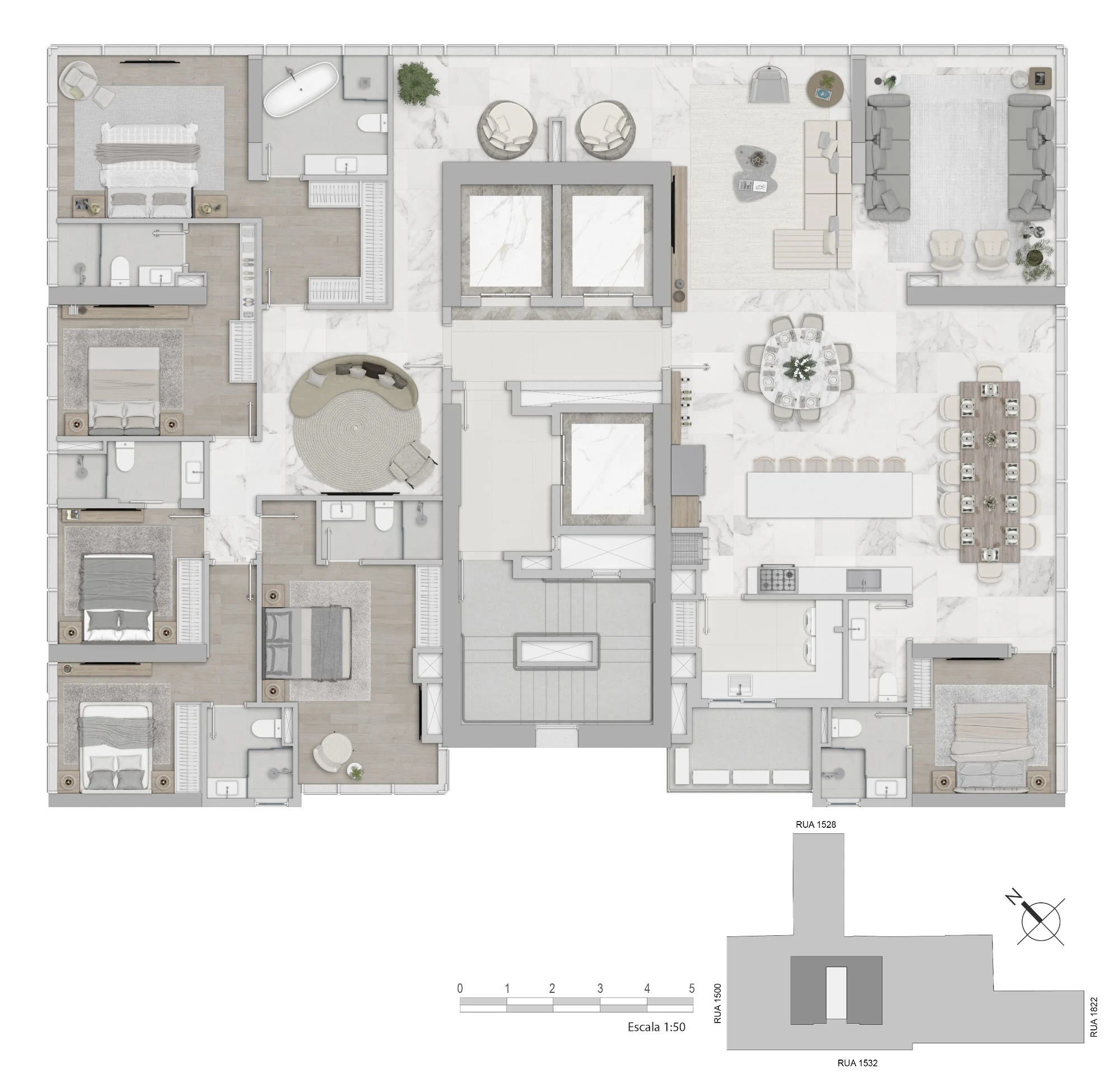 Planta do empreendimento