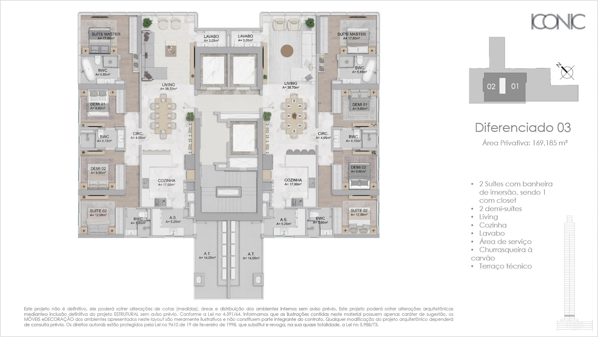 Planta do empreendimento