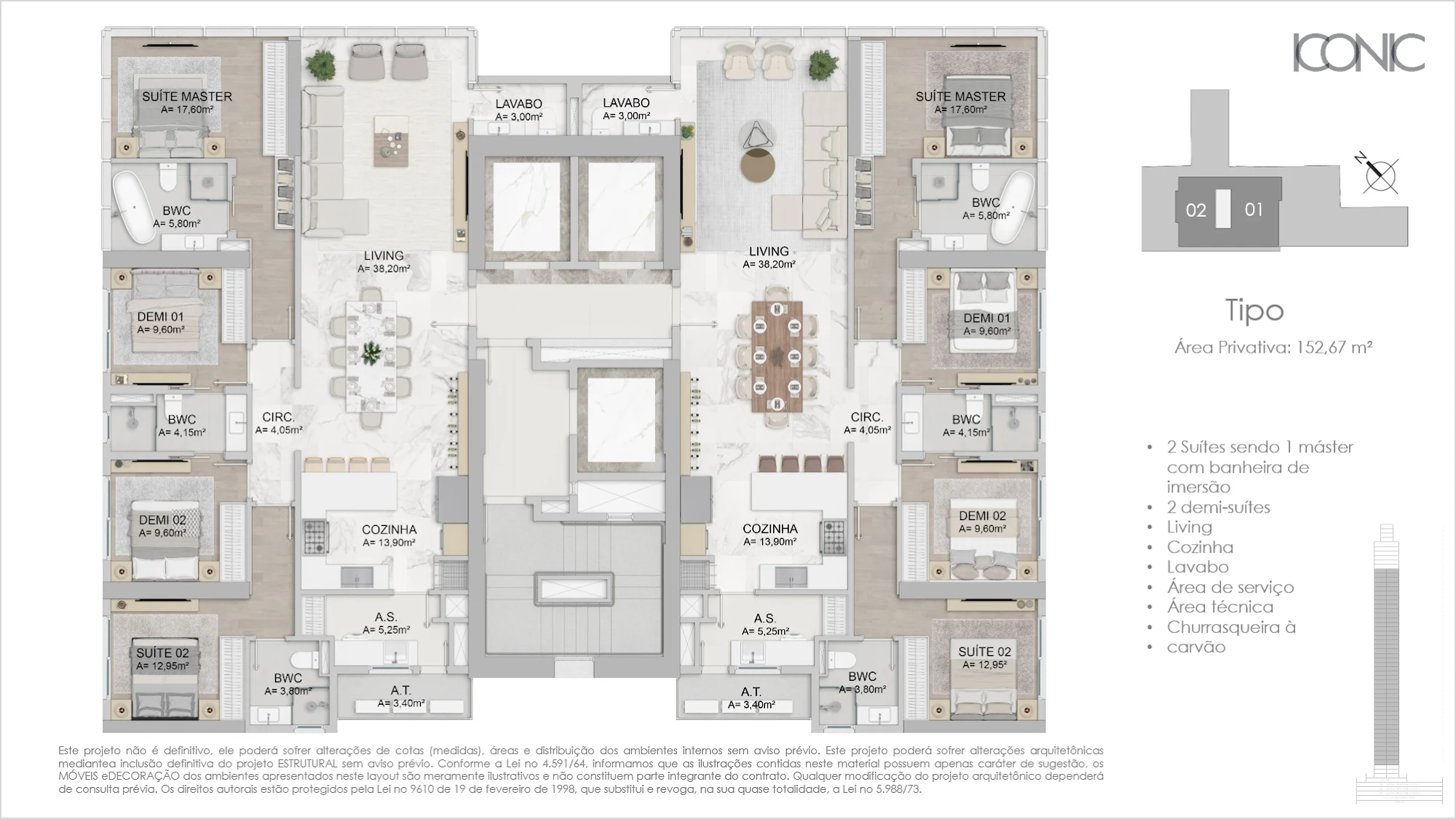 Planta do empreendimento