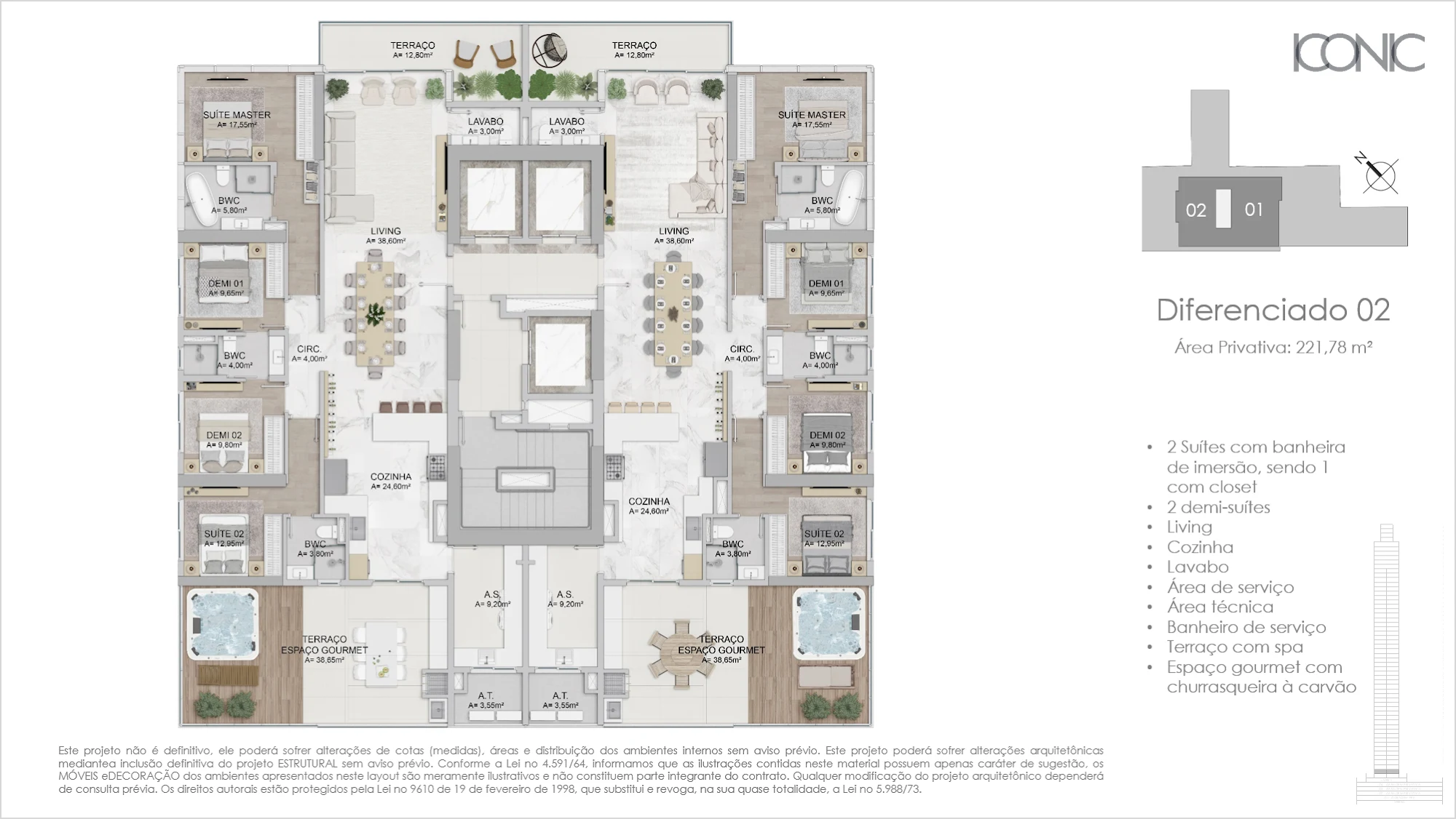 Planta do empreendimento