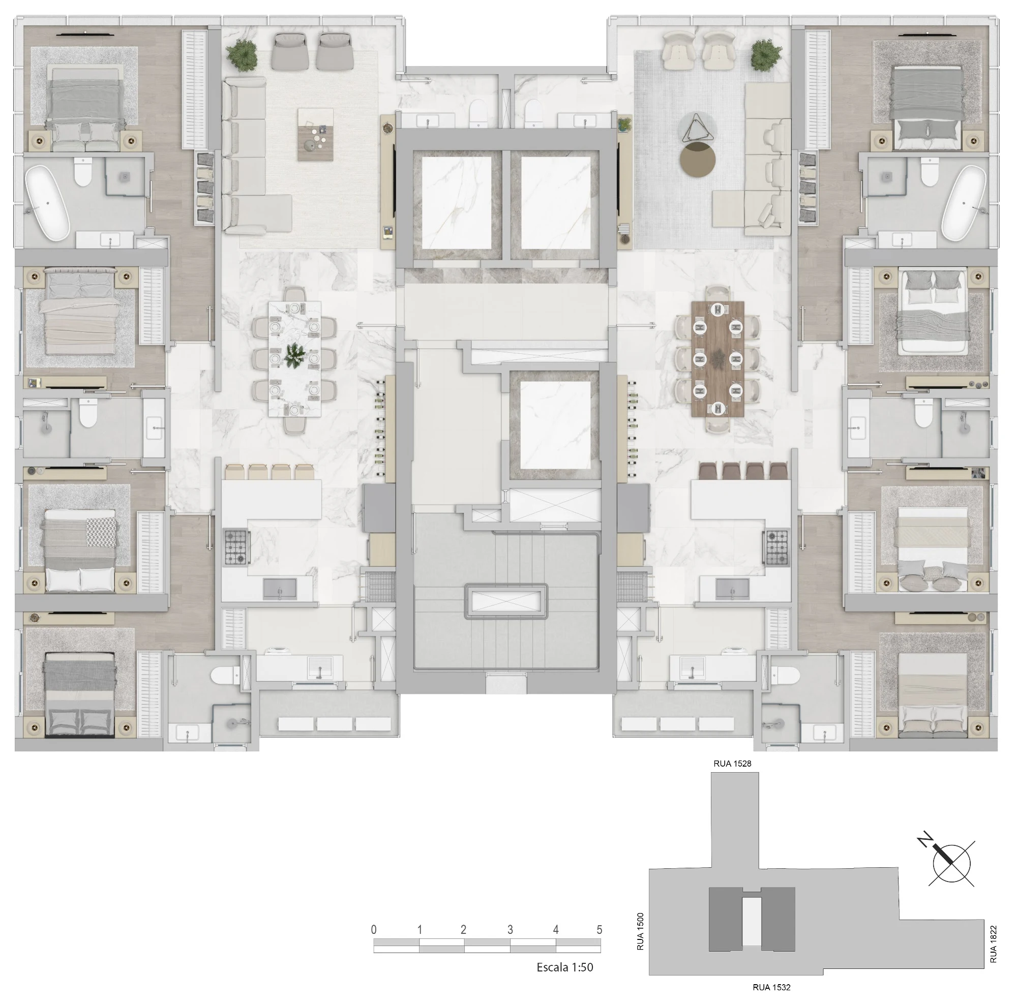 Planta do empreendimento