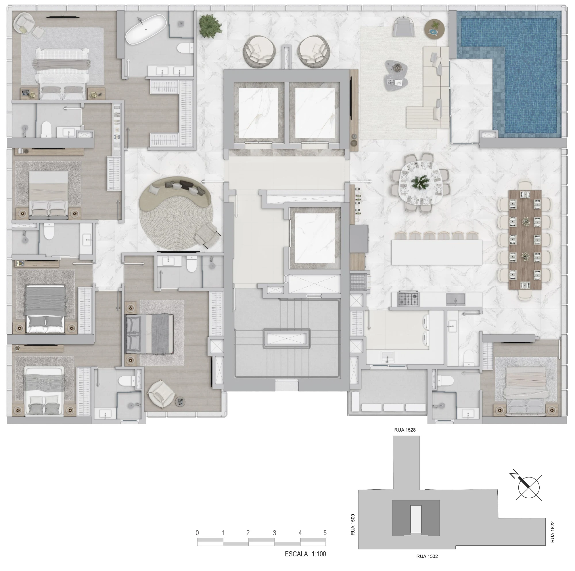 Planta do empreendimento