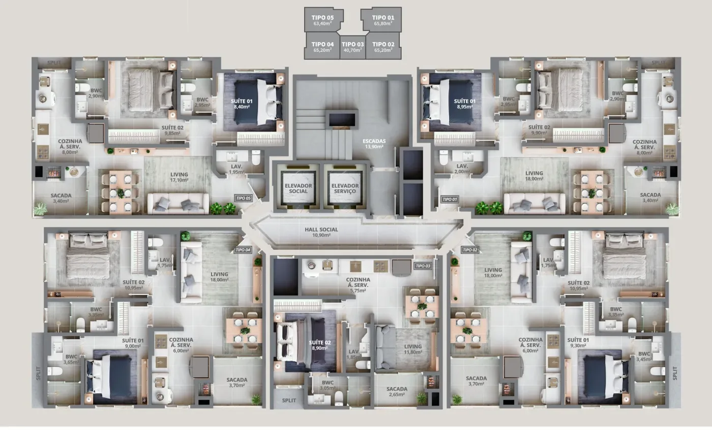 Planta do empreendimento