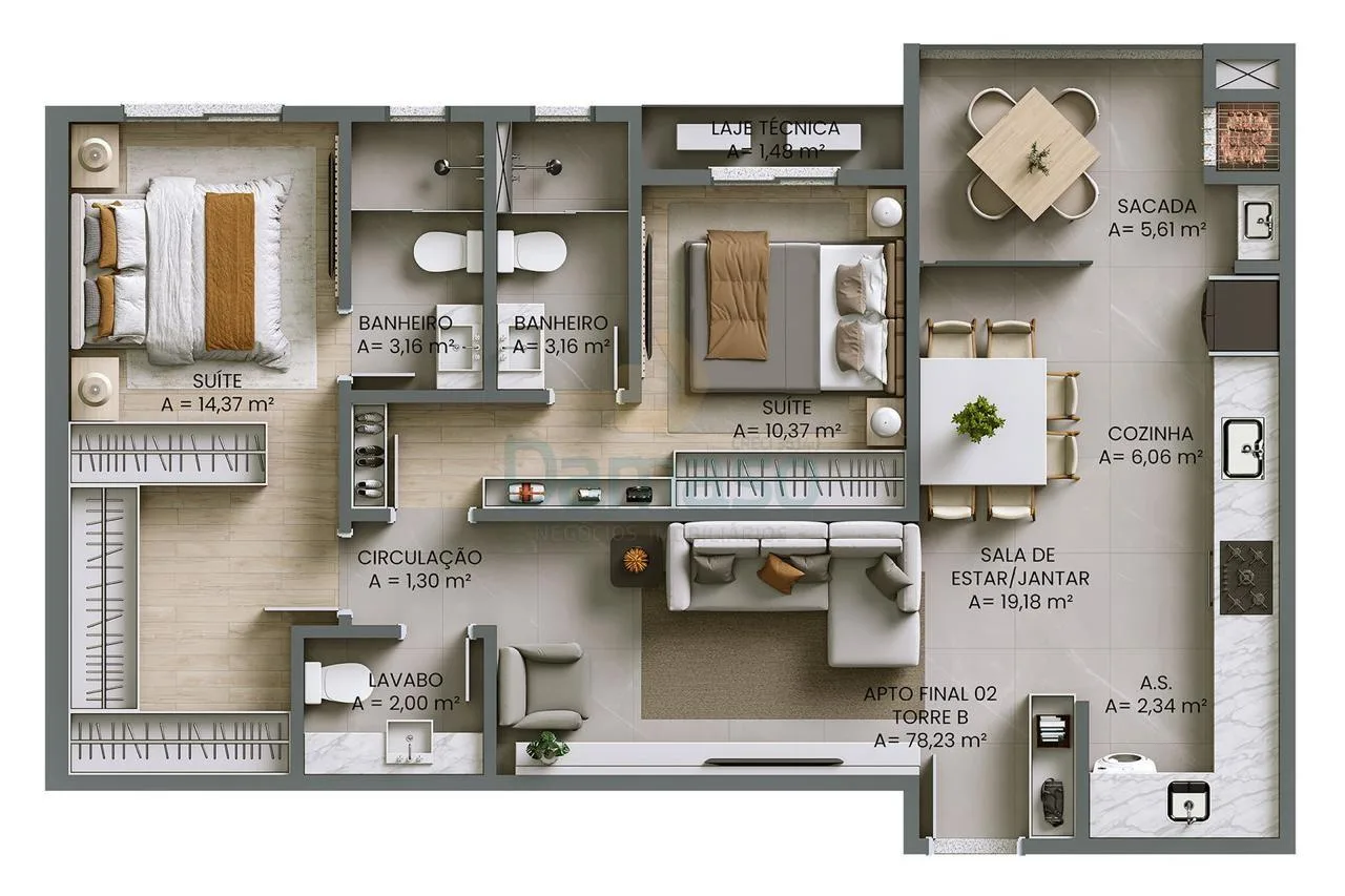 Planta do empreendimento