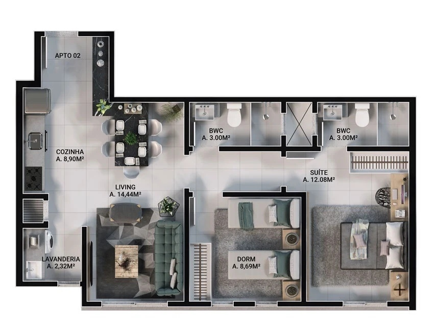 Planta do empreendimento