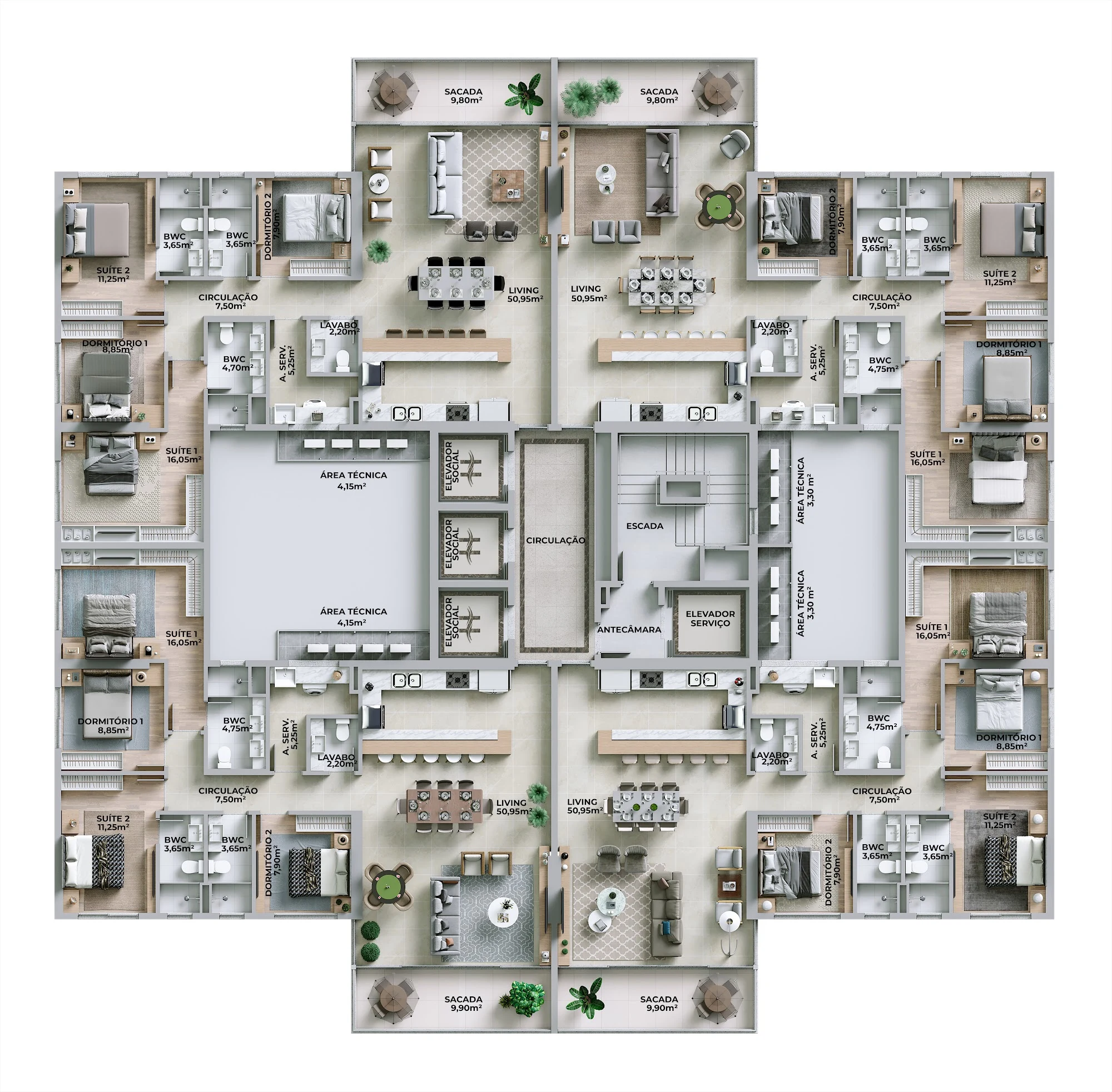 Planta do empreendimento