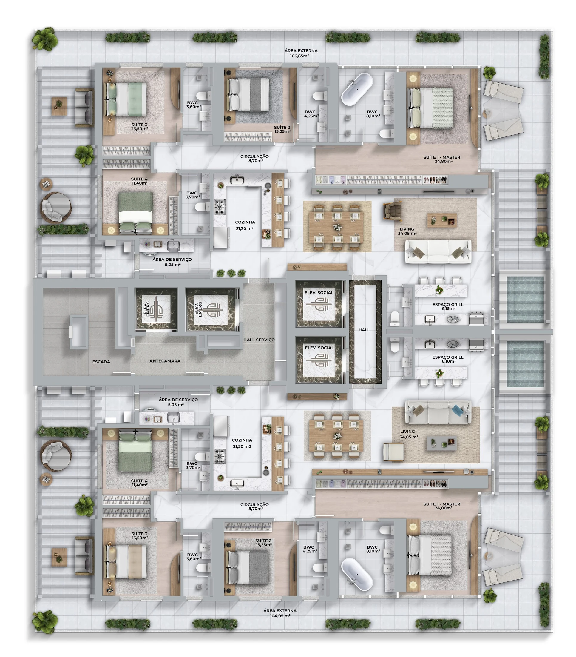 Planta do empreendimento