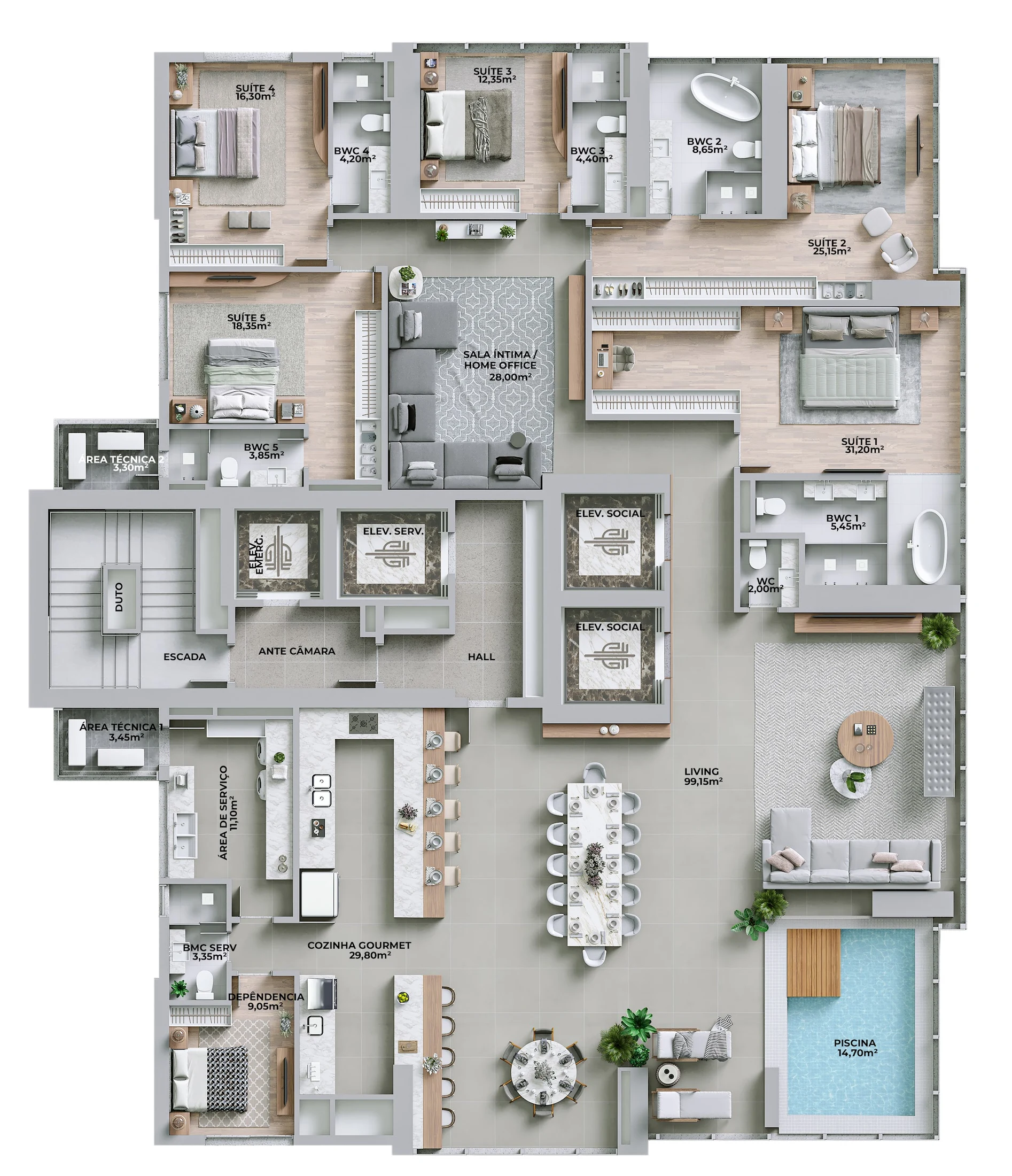 Planta do empreendimento