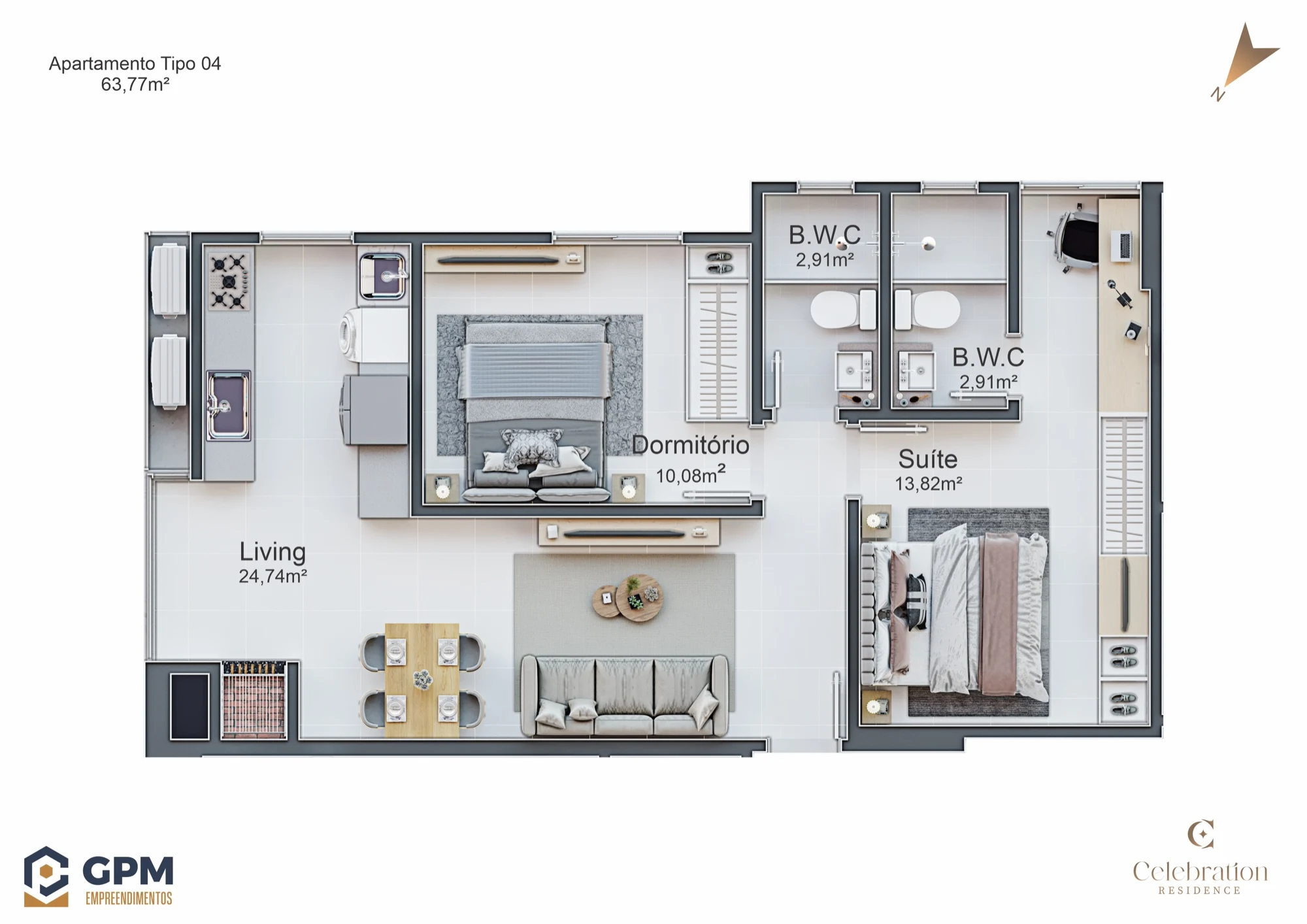 Celebration Residence — Plantas 3