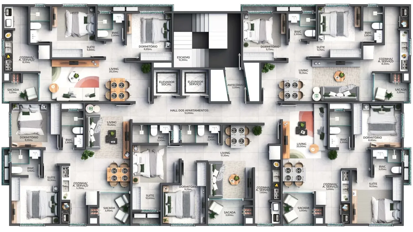 Planta do empreendimento