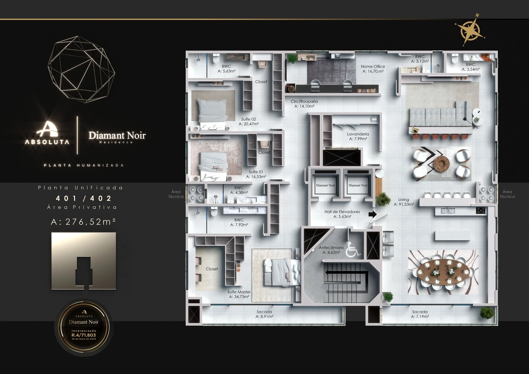 Planta do empreendimento