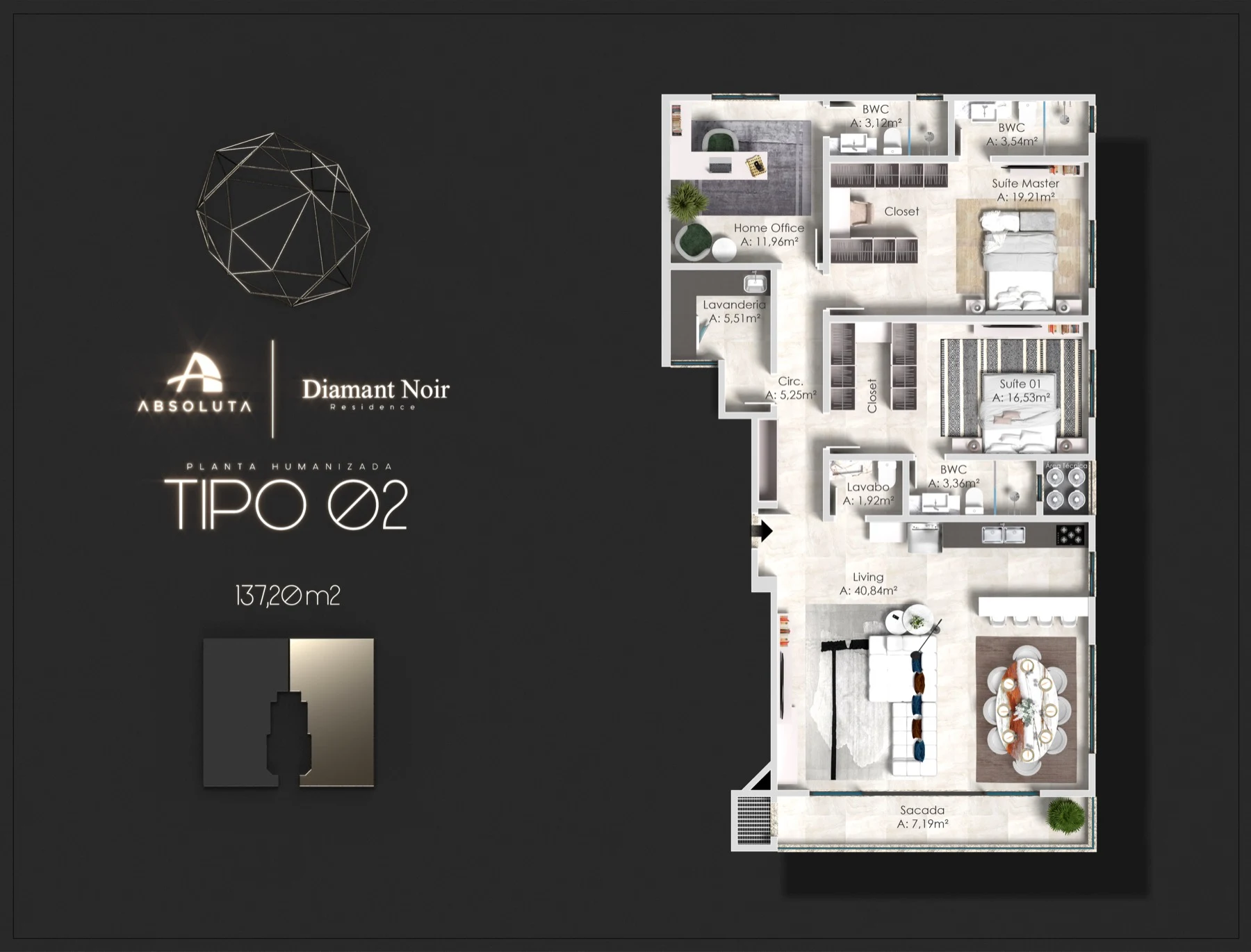 Tipo 02 13720m²