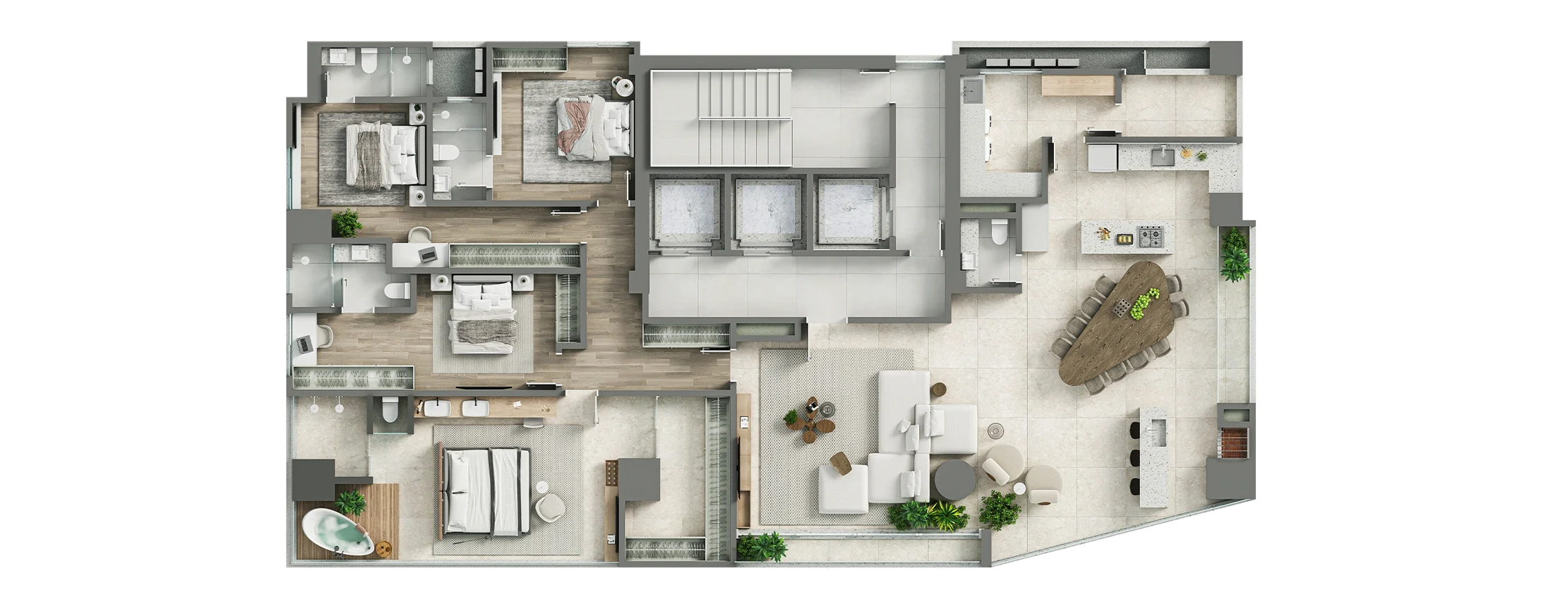 brasin redentor residencial plantas tipo 4 suites 01 v2
