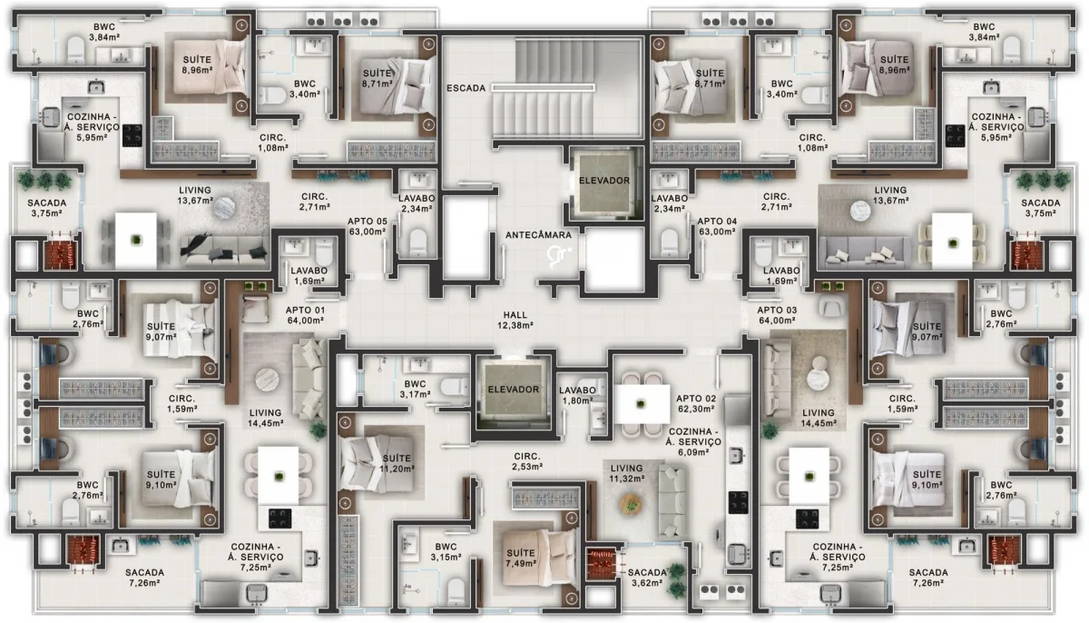 Planta do empreendimento