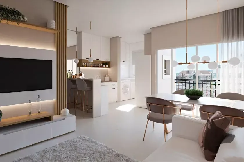 Imagem ilustrativa Living do Unique Home, Home Construtora-1