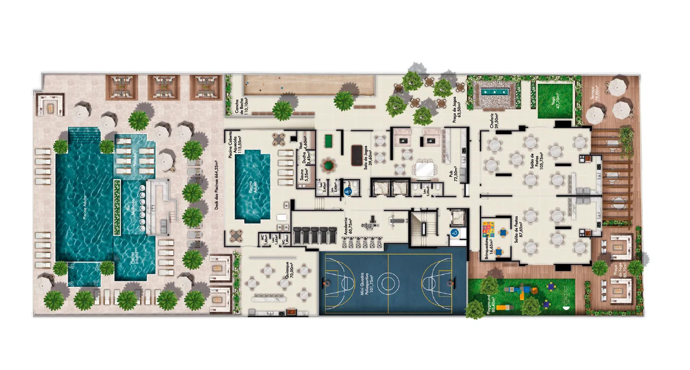Park Avenue Area de lazer rotated