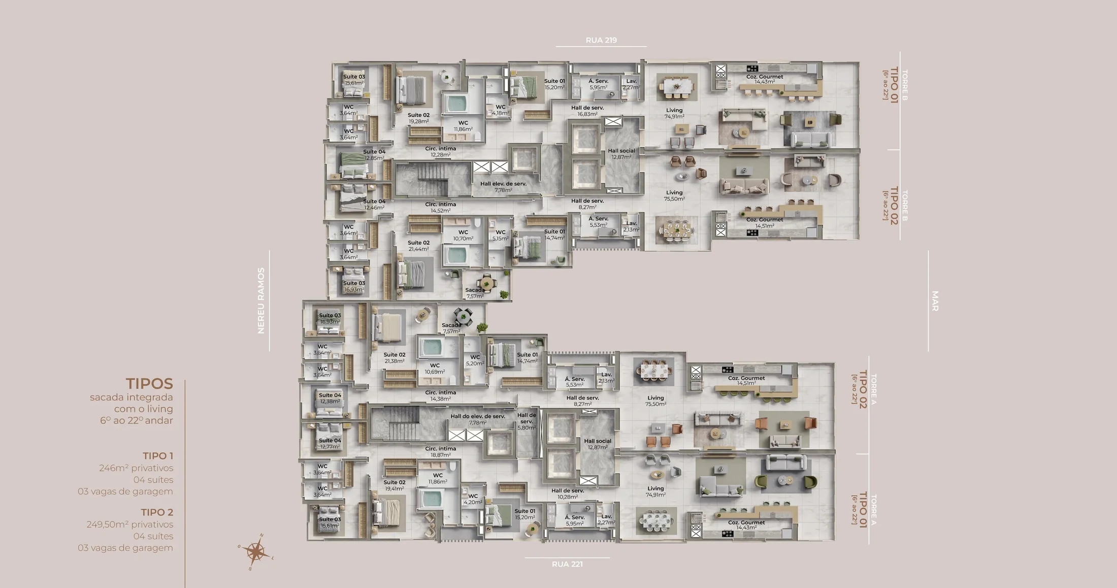 Planta do empreendimento