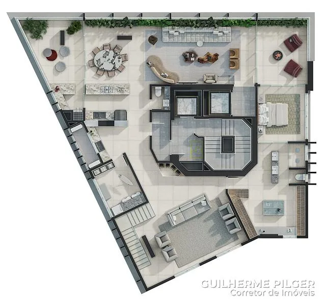 Apartamento no Edif�cio Sunstar Ocean em Itapema 32