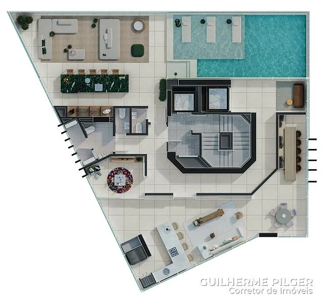 Apartamento no Edif�cio Sunstar Ocean em Itapema 30