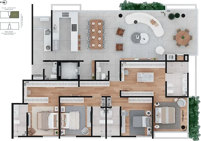 Planta tipo 1