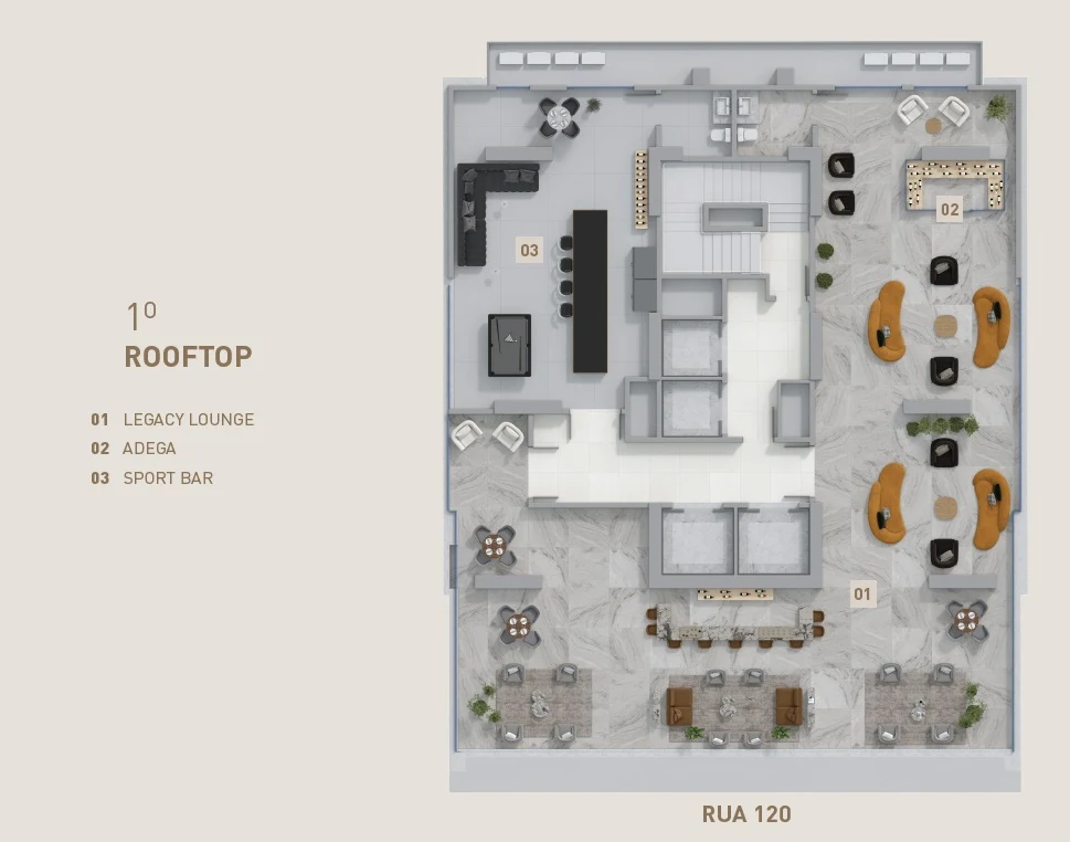 Rooftop 1 - 43ºpavimento