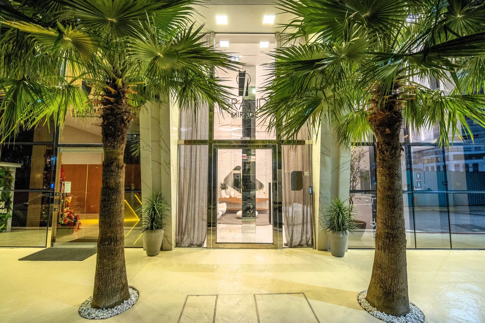 Hall de entrada, a recepção do empreendimento.