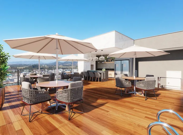 Lounge com deck