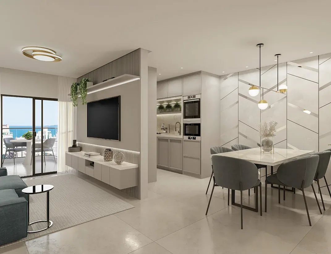 sala e cozinha