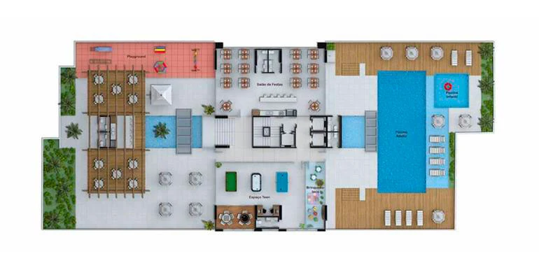 Planta do Edifício Lumière Residence – Balneário Camboriú