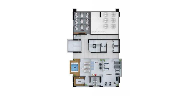 Planta do Edifício Lumière Residence – Balneário Camboriú