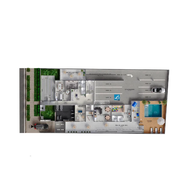Planta de implantação