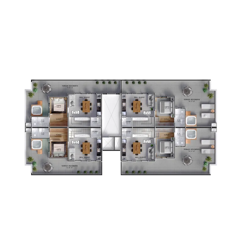 Planta do apartamento — referência Gallery Image