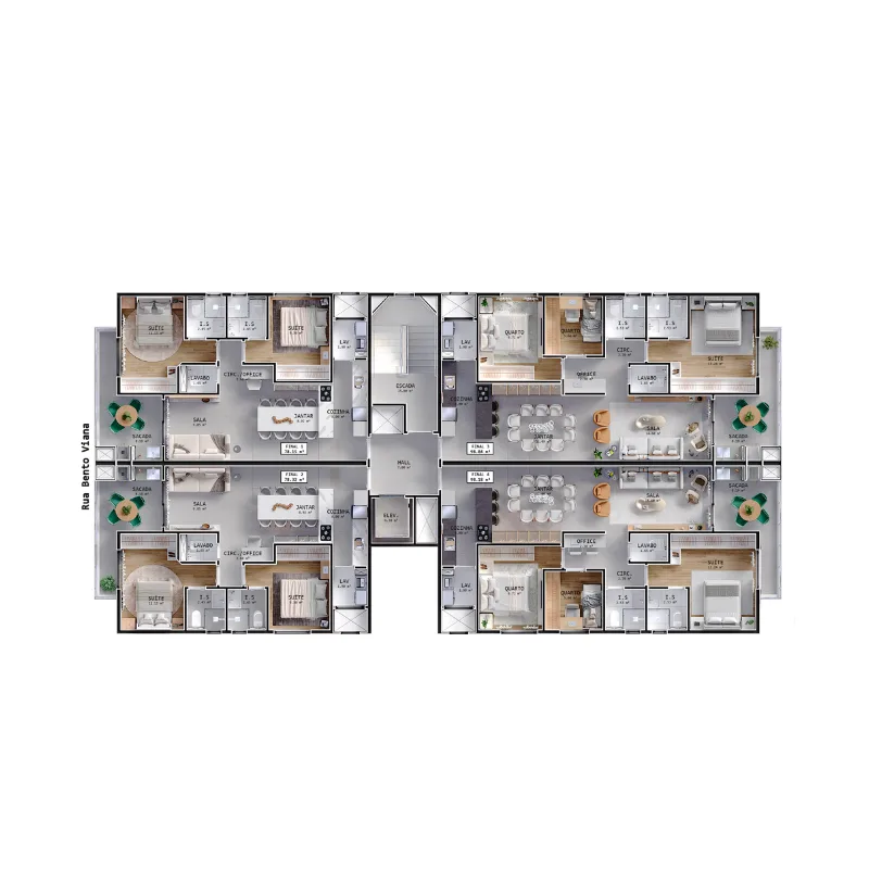 Planta do apartamento — referência Gallery Image