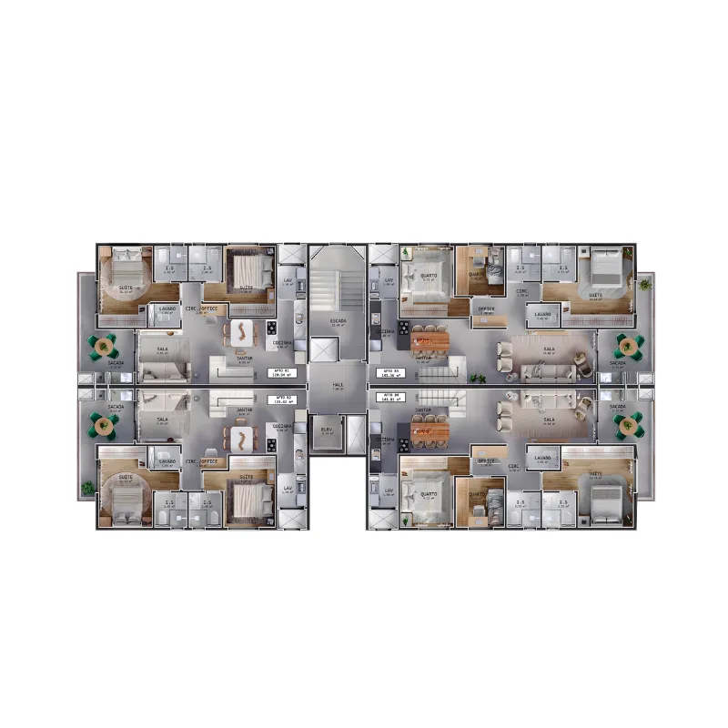 Planta do apartamento — referência Gallery Image