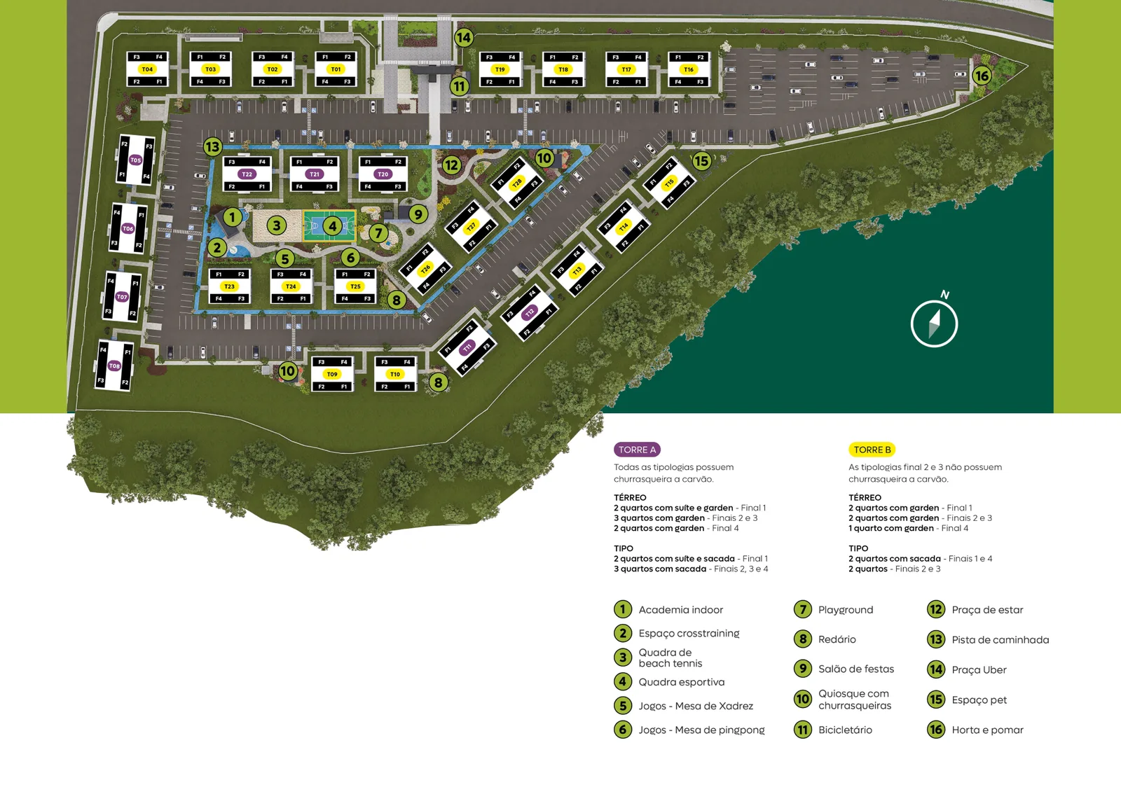 Planta do apartamento — referência Imagem das vantagens