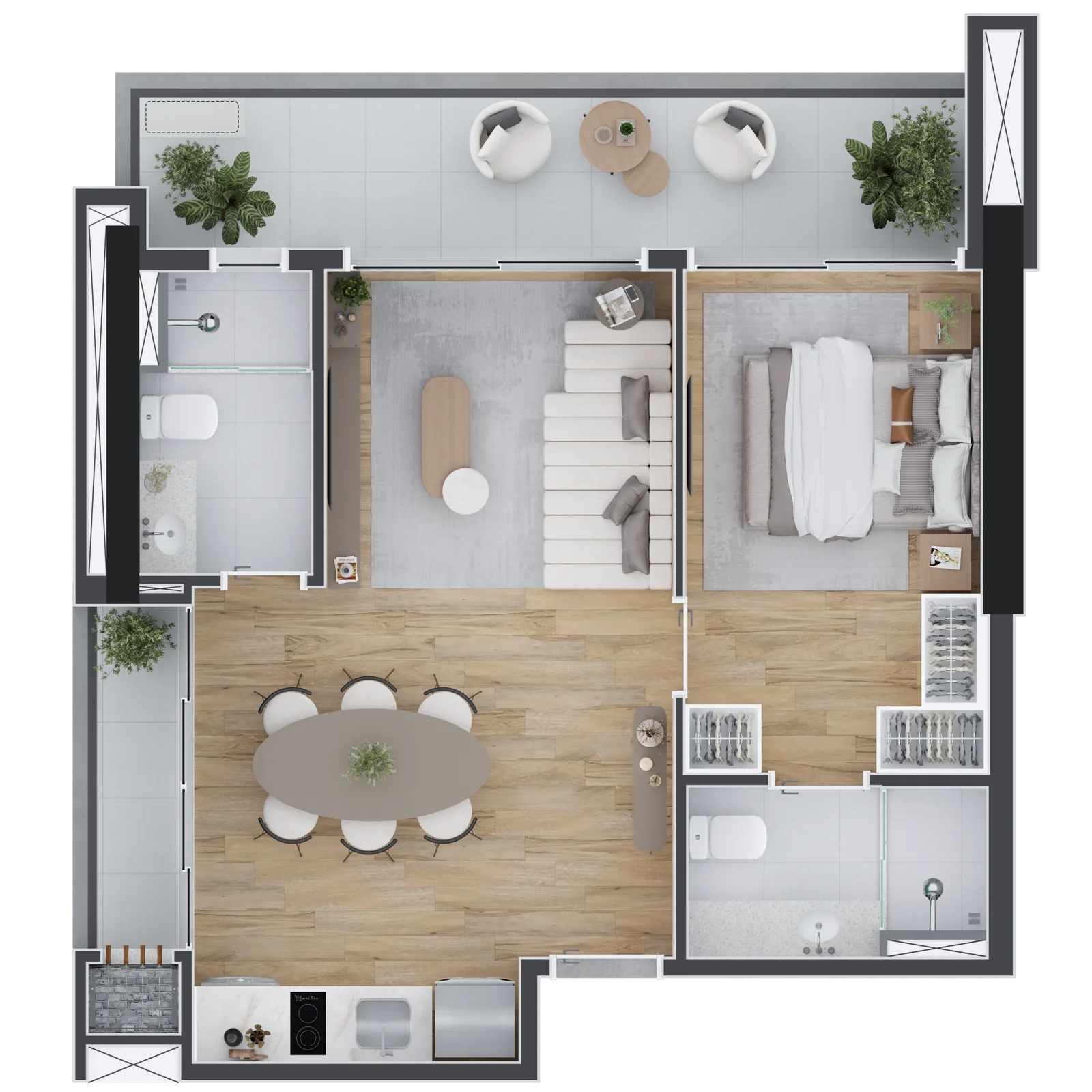 Planta do apartamento — referência Aya Carlos de Carvalho · imagem 22