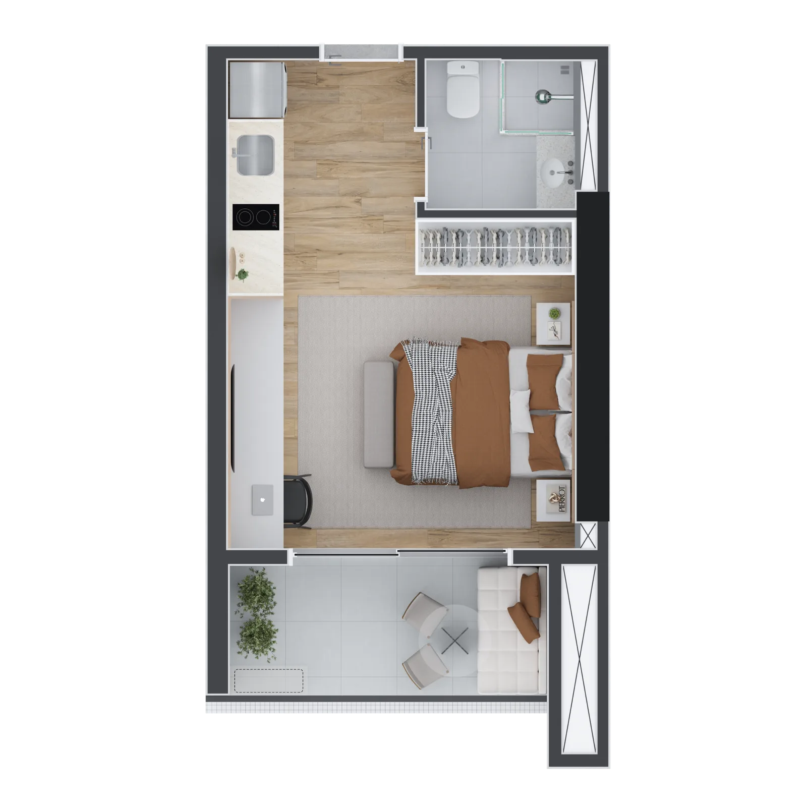 Planta do apartamento — referência Aya Carlos de Carvalho · imagem 32
