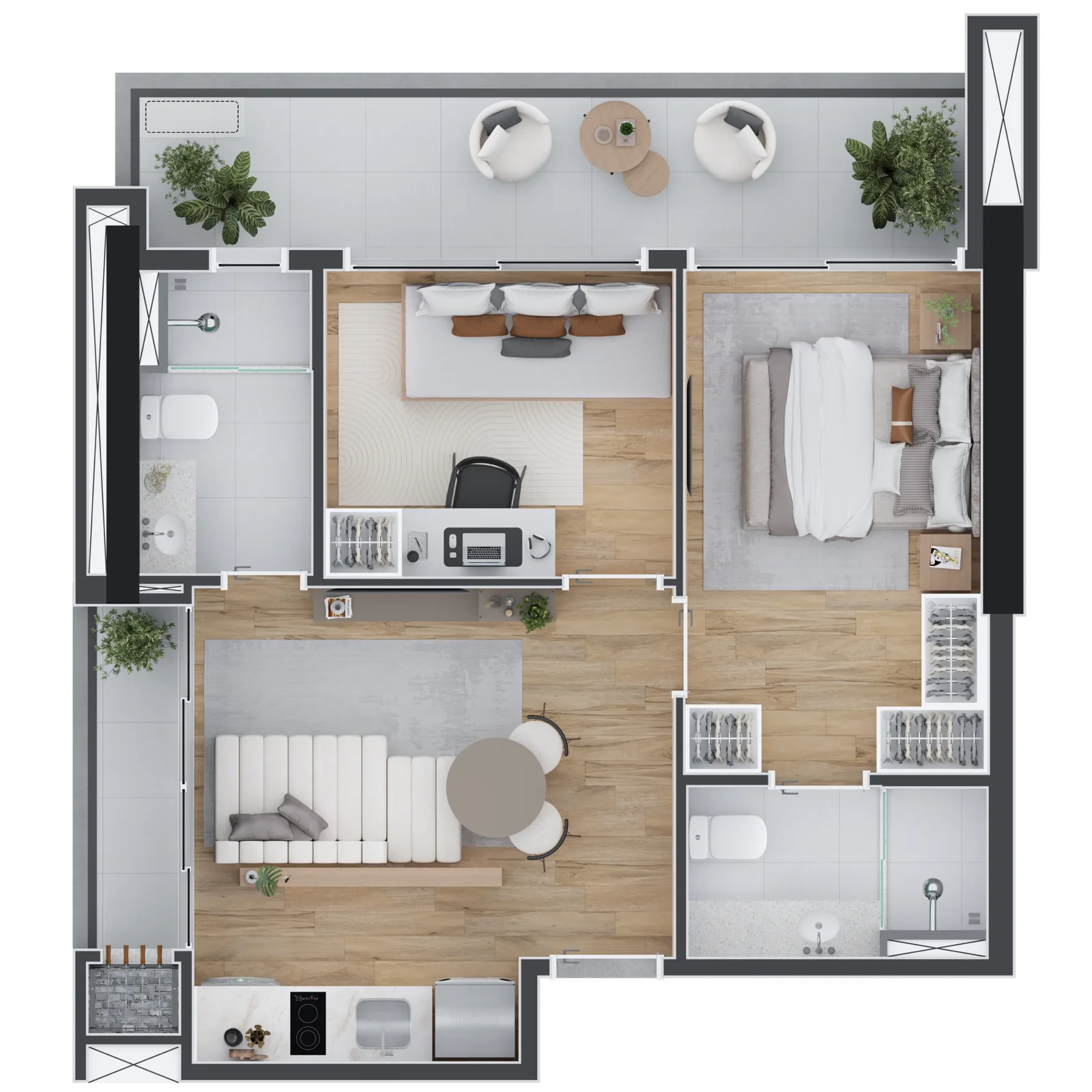 Planta do apartamento — referência Aya Carlos de Carvalho · imagem 21