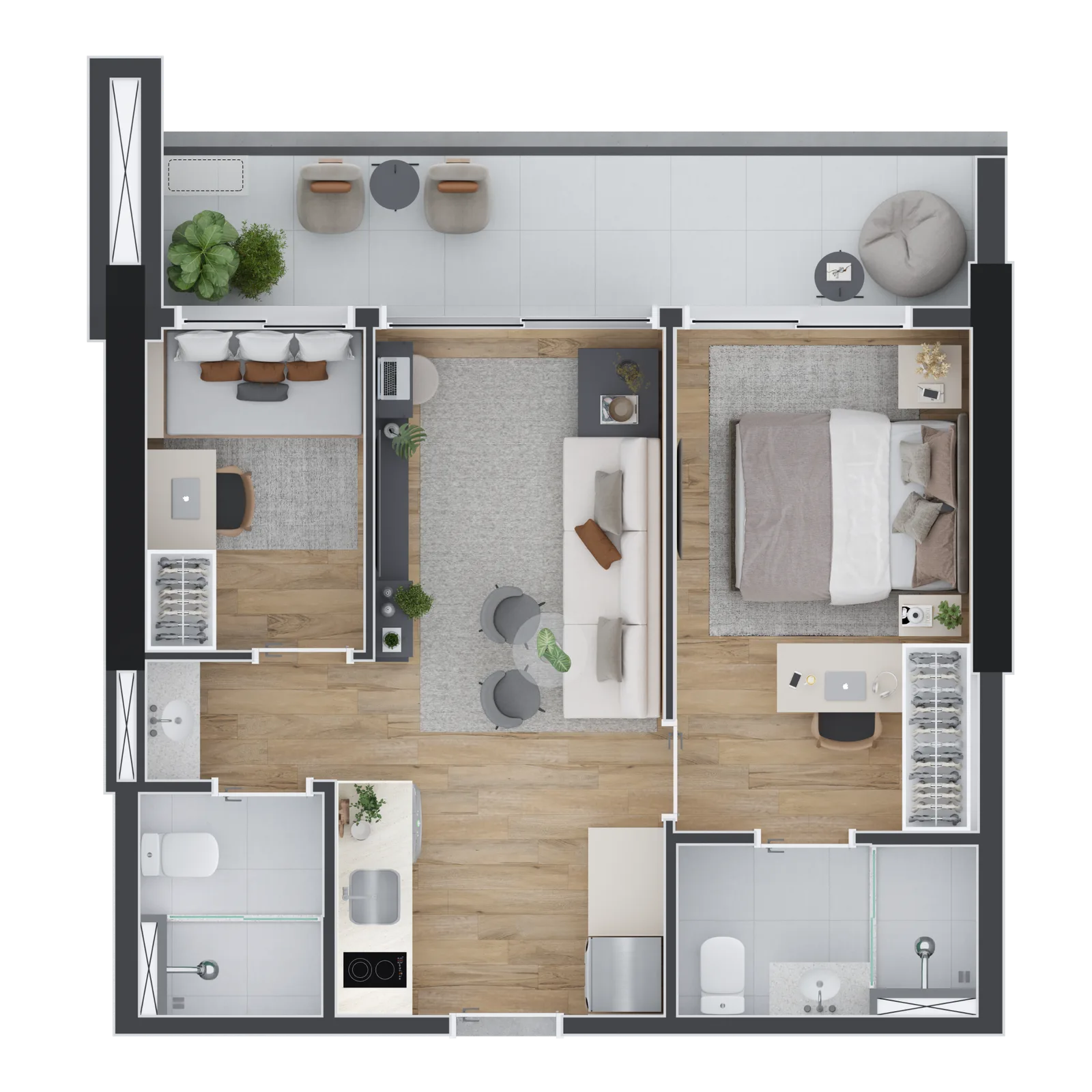 Planta do apartamento — referência Aya Carlos de Carvalho · imagem 24