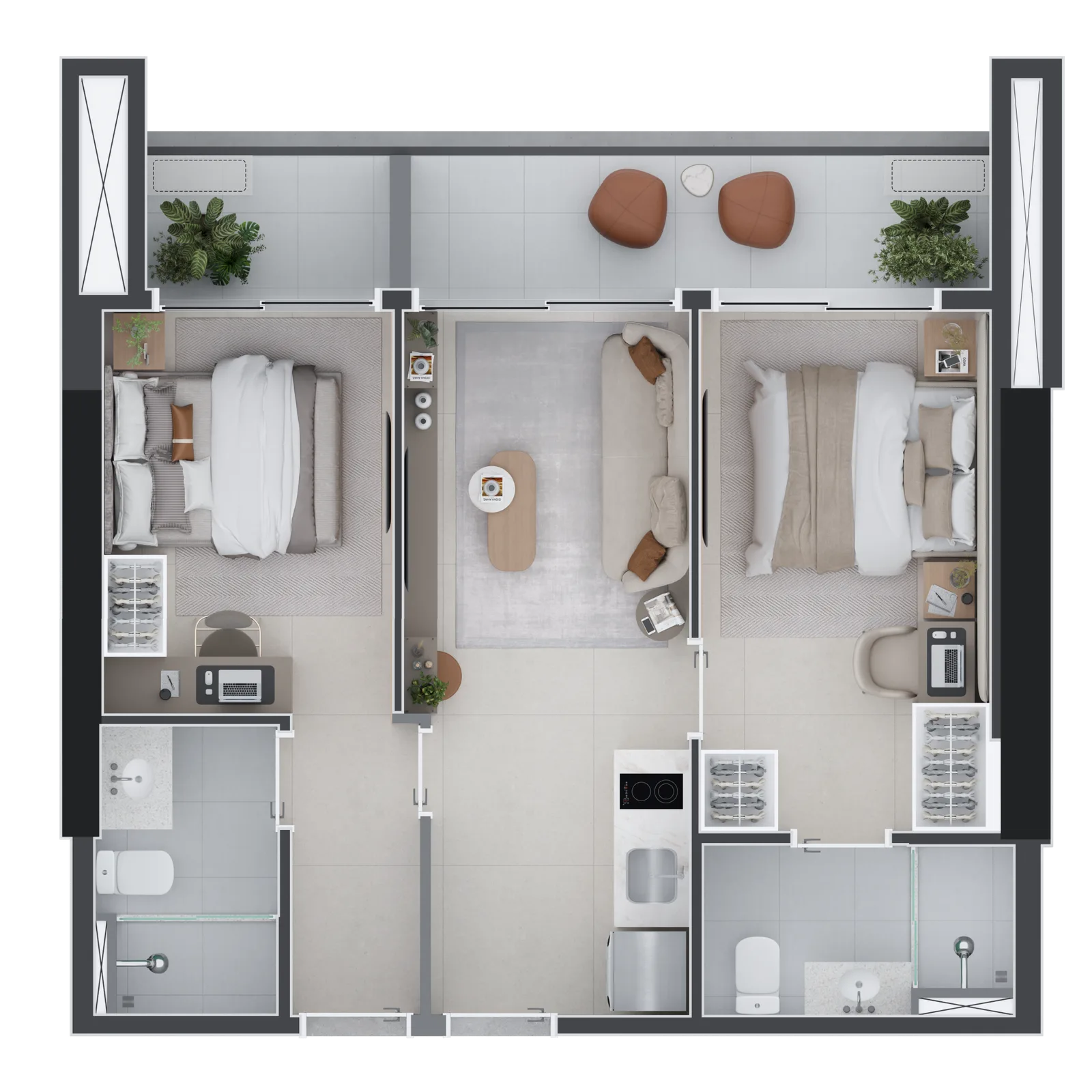 Planta do apartamento — referência Aya Carlos de Carvalho · imagem 23