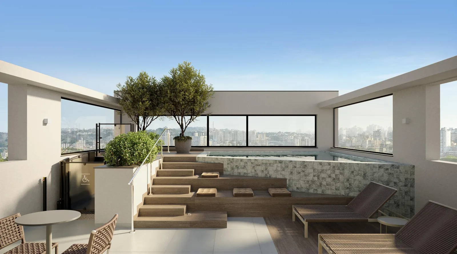 Piscina — perspectiva preliminar