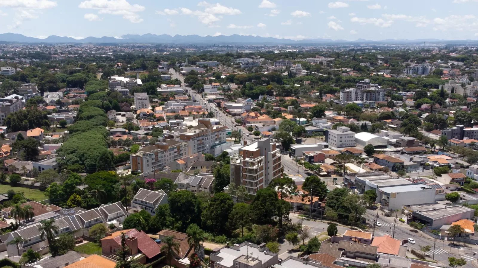 Vista aérea da região — entorno