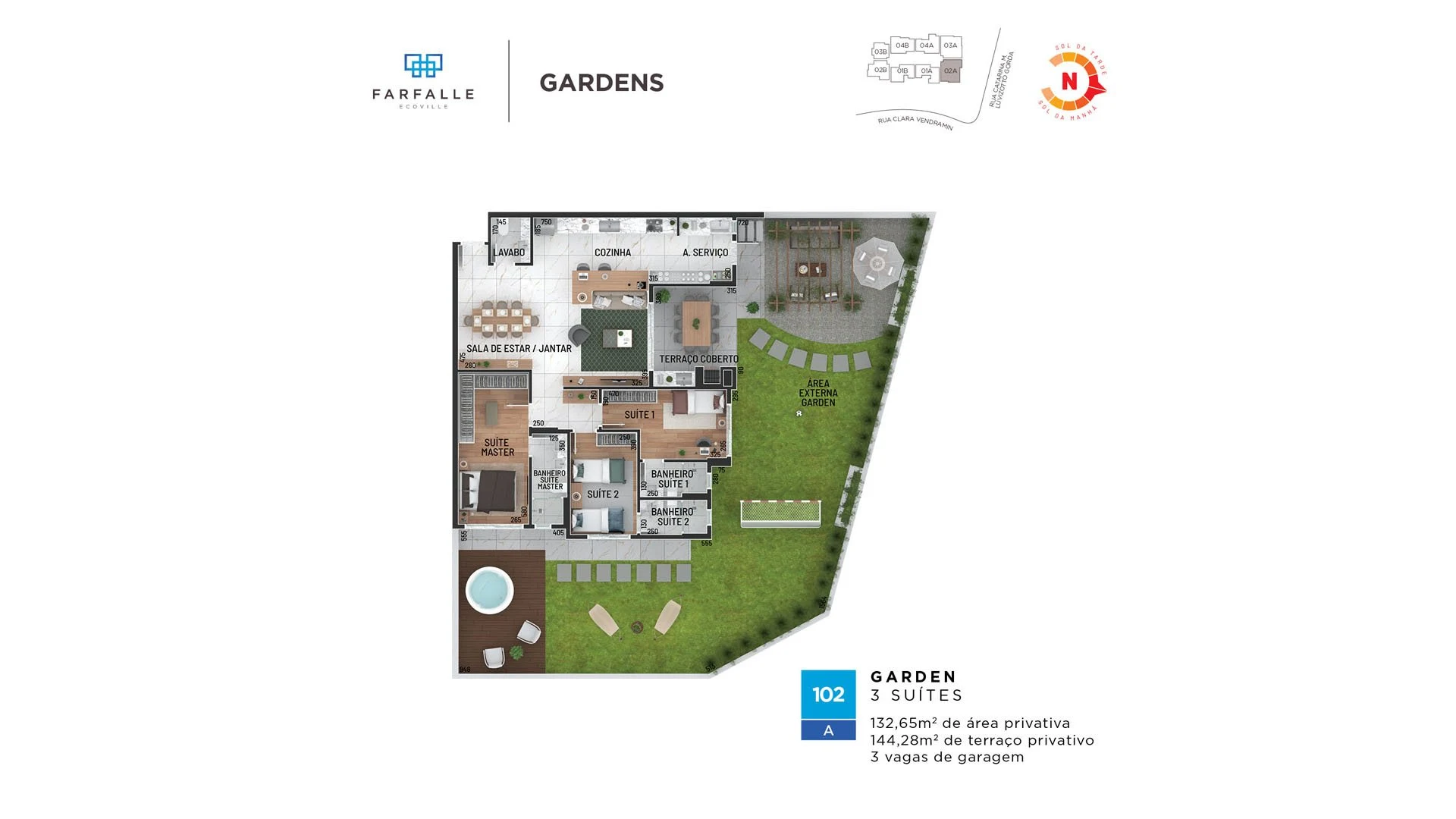 Planta do empreendimento