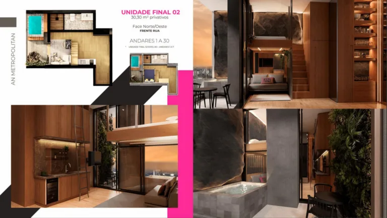 Planta do apartamento — apresentação da construtora