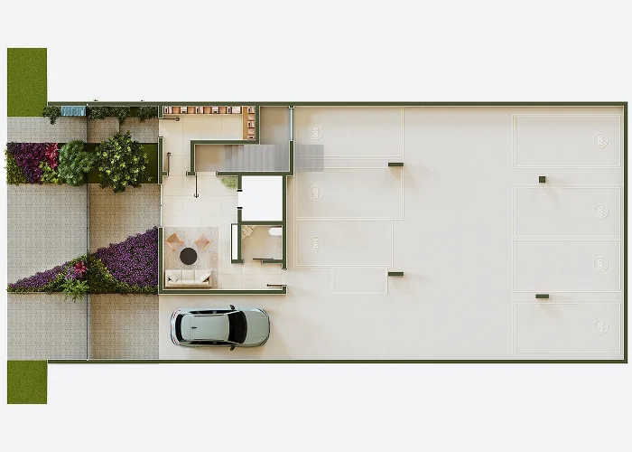 Planta do apartamento — referência PAV TÉRREO - Jobim - 1