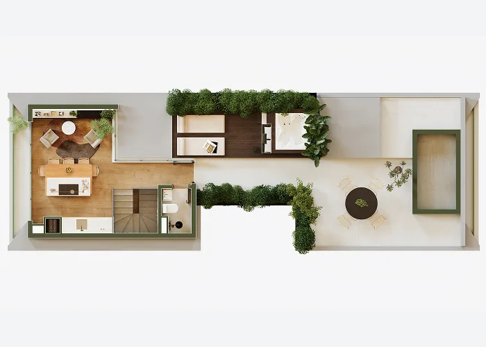 Planta do apartamento — referência 7º PAV - COBERTURA SUP - Jobim - 2