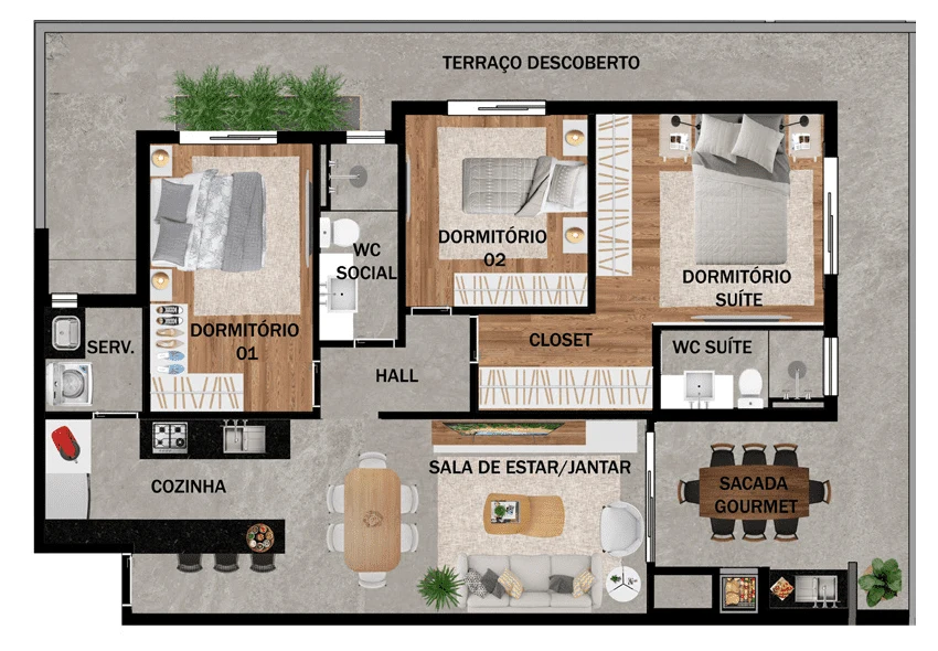 Planta do empreendimento